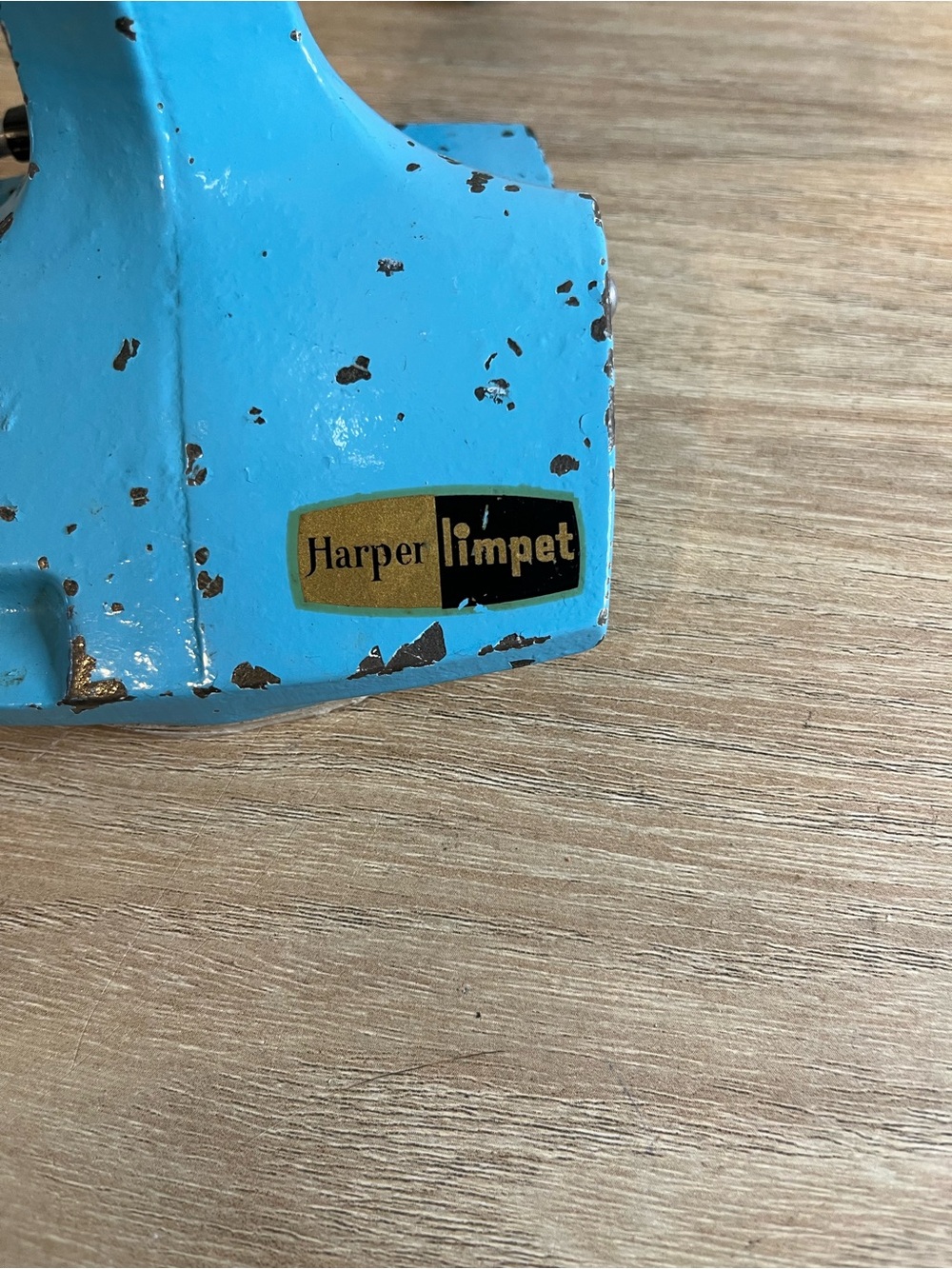 Blue Manual Meat Grinder - Vintage-Style Hand Crank - Picture 8 of 12